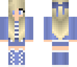 blue girl