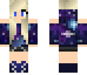 blonde galaxy girl
