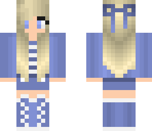blue girl