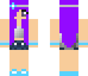 tumblr girl with purple hair