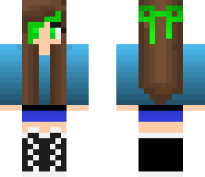 blue girl