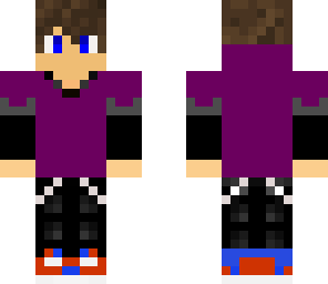 purple coat