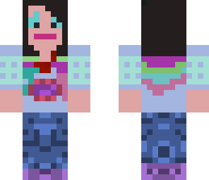 normal girl with gem on shirt