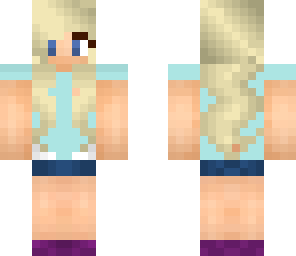 blue blonde girl vote this