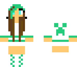 cute creeper girl edit 2