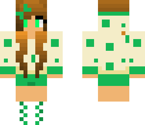 cake girl green