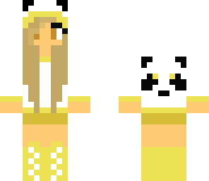 gold panda girl