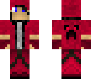 cool red teenager with creeper