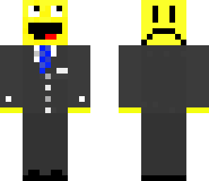 smiley in a buisnes suit