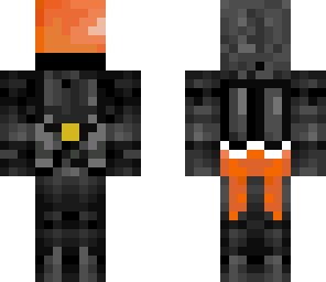 orange space man