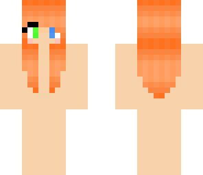 orange hair girl skin base- vote and credit if use