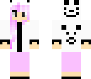 panda hoodie girl