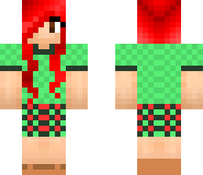 red head green