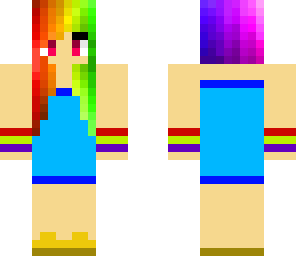 rainbow girl