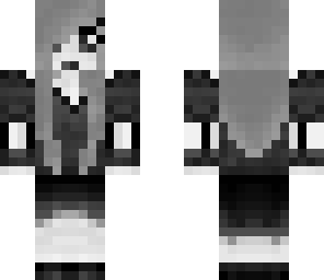 black and white