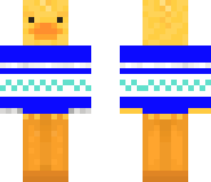 duck in sweater