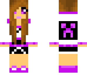 purple creepa girl