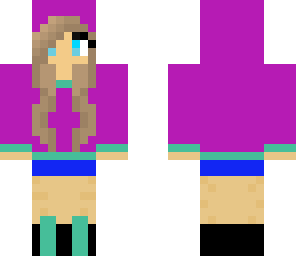 cute neon girl