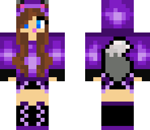 purple fox girl