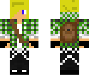 green shirt teen with blonde hair