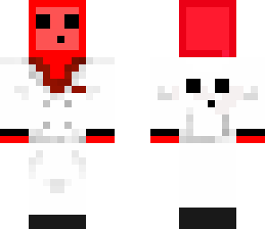 red slime in a suit