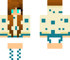blue cake girl