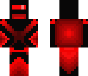red neon robot