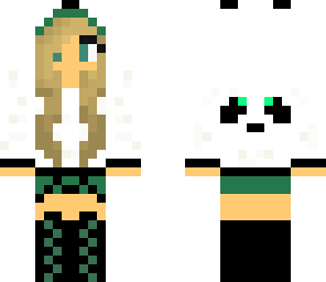 green panda