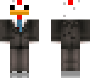 chicken in suit