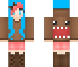 blue domo girl