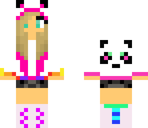 rainbow panda girl