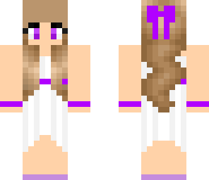 purple cute girl