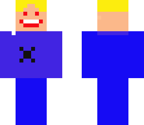 blue man