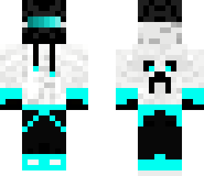 cool cyan endermen - visor