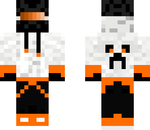 cool orange endermen - visor