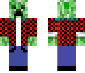 creeper red cheekerd jaket