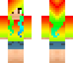 rainbow girl