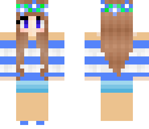 blue sunset girl