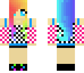 rainbow girl