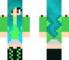 edited blue girl