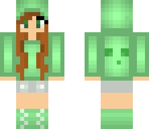 brunette slime girl