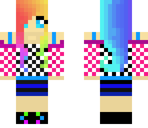 checker girl