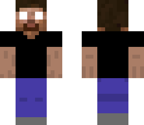 herobrine in black