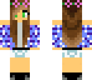 edited flower crown girl