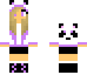 dip dyed panda