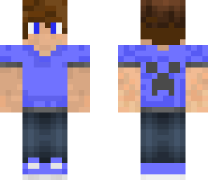 simple blue boy
