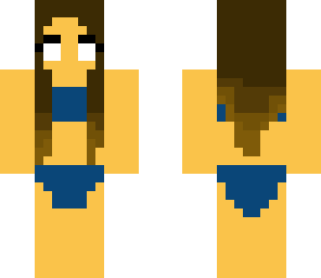 herobrine girl with bikini