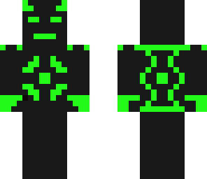 neon green ender demon