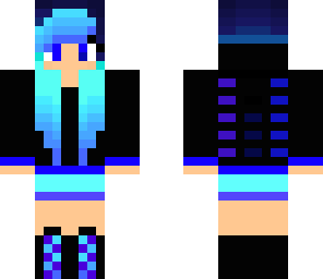 dj blue hair girl fixd