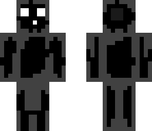 black and dark grey slime skin